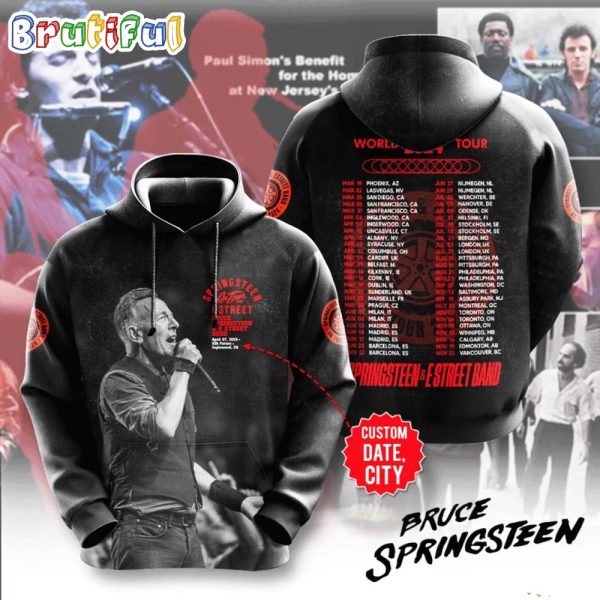 Bruce Springsteen E Street Band World Tour 2024 Schedule Hoodie