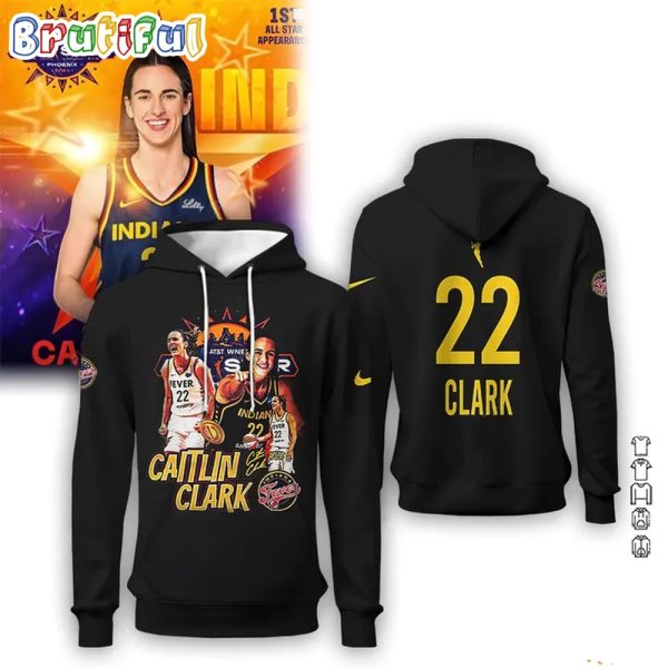 Indiana Fever Caitlin Clark 22 All Star Game Basketball 3D Hoodie