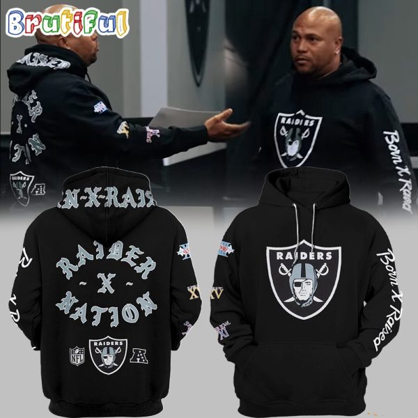 Las Vegas Raiders Born x Raised Black Hoodie