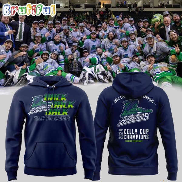 Florida Everblades 2024 Kelly Cup Champions Hoodie