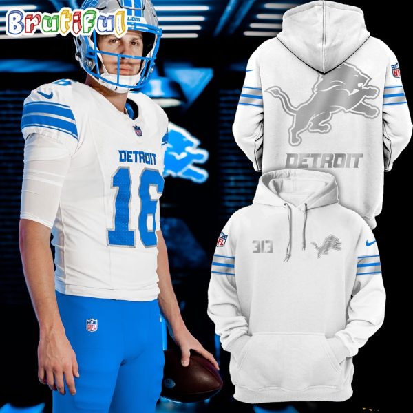NFL Detroit Lions The 313 White Hoodie