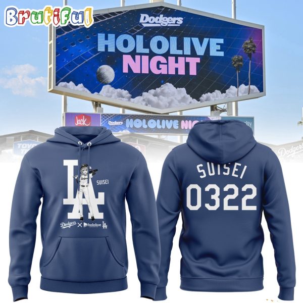 Los Angeles Dodgers Baseball Special Hololive Night Hoodie