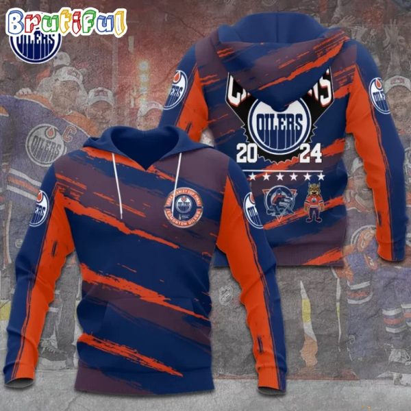 Edmonton Oilers 2024 NHL Western Conference Stanley Cup Champions Hoodie