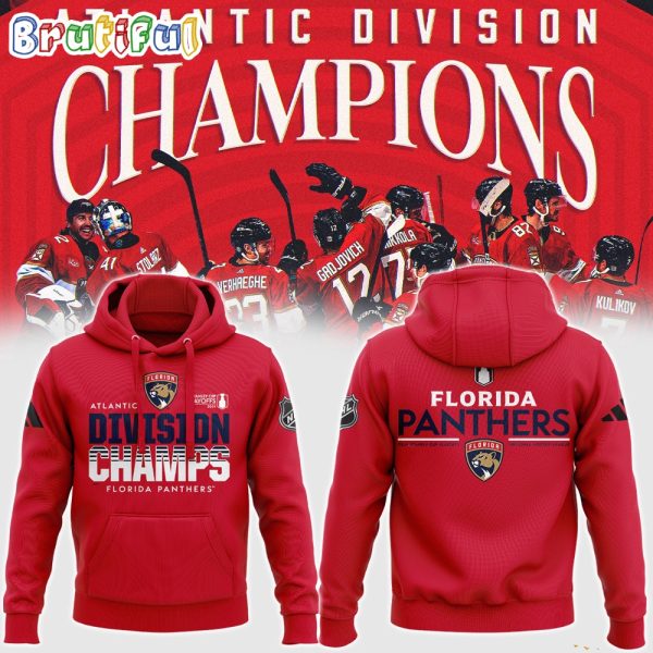 Florida Panthers 2024 NHL Atlantic Division Champions 3D Hoodie