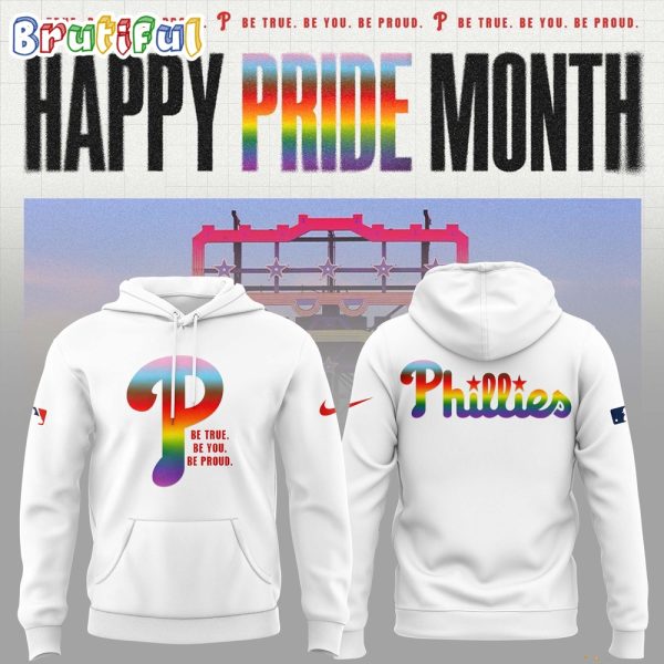 MLB Philadelphia Phillies Special Pride Month Hoodie