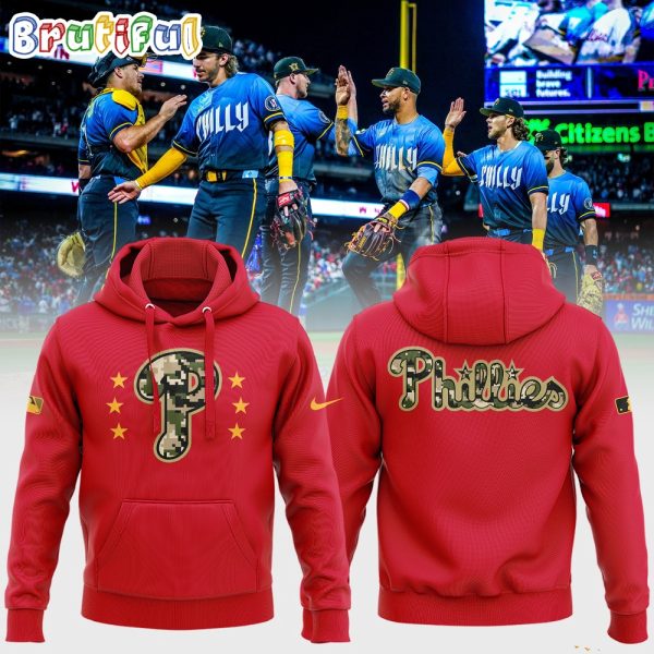 MLB Philadelphia Phillies Special Military Appreciation  Hoodie