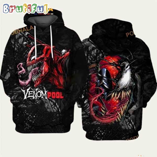 Venom Deadpool Marvel Hoodie, Venom The Last Dance 3D Hoodie