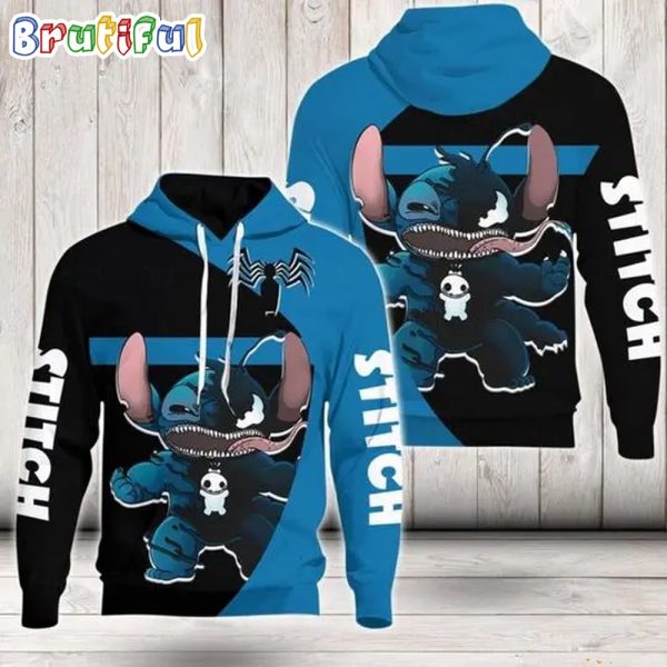 Stitch And Venom Hoodie, Venom The Last Dance Hoodie
