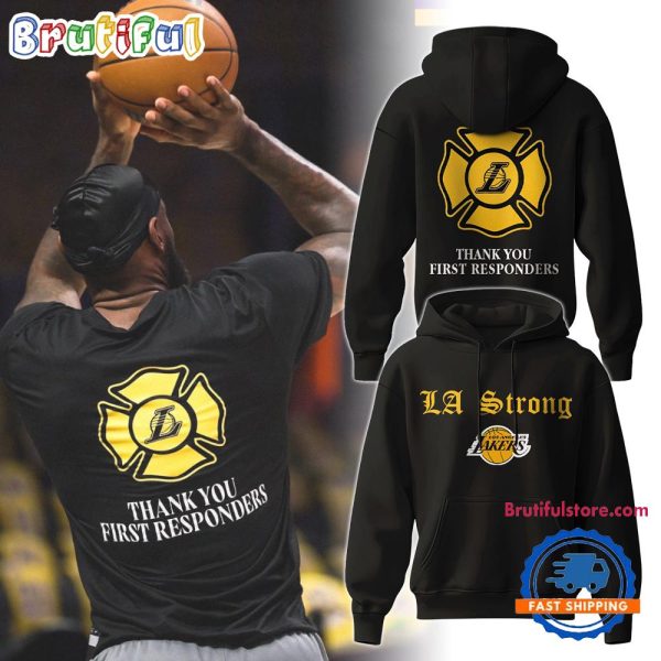 Los Angeles Lakers LA Strong Hoodie Shirt