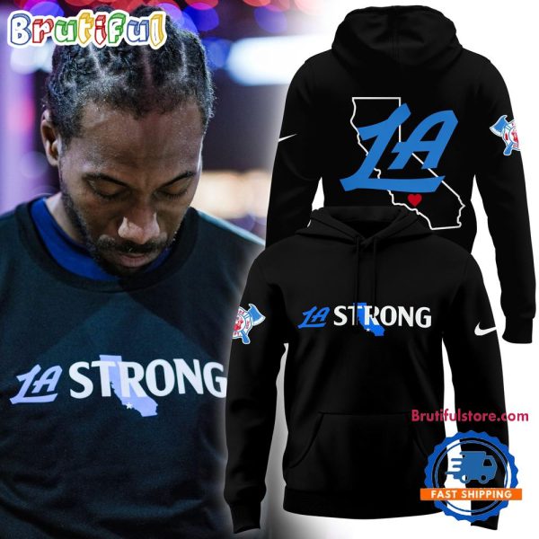 Los Angeles Clippers Strong Print Maps Hoodie Shirt