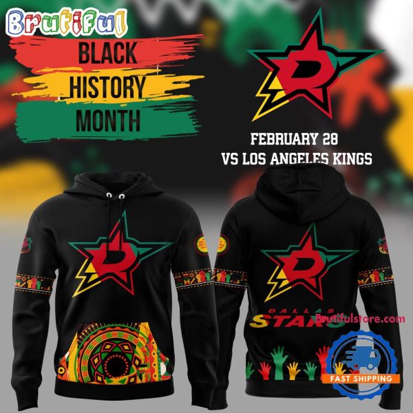 Dallas Stars 2025 NHL Black History Month Night Hoodie Shirt