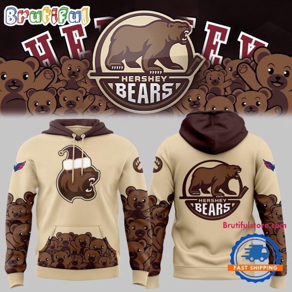 Hershey Bears 2024 NHL Santa Hats Christmas Hoodie Shirt
