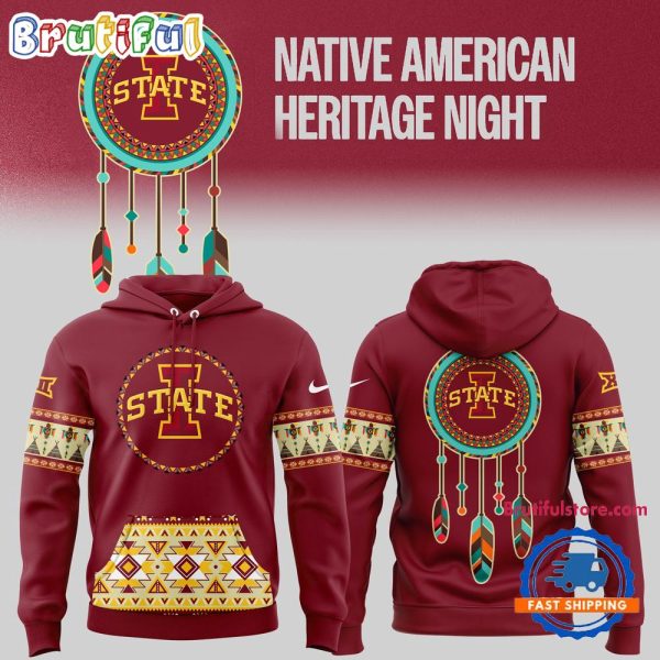 Iowa State Cyclones Native American Heritage New Hoodie Shirt