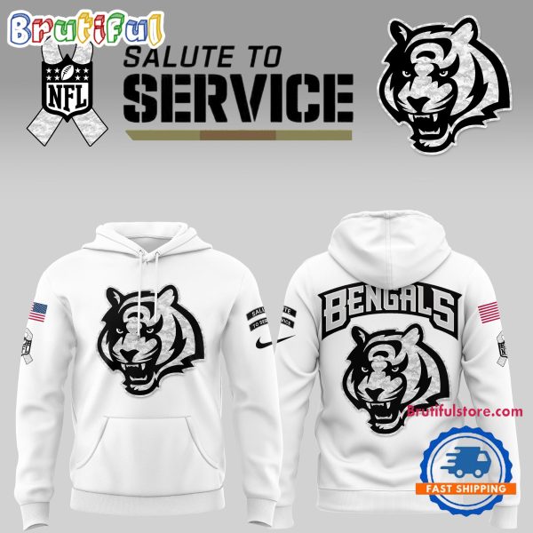 Cincinnati Bengals NFL 2024 Salute to Service Hoodie Shirt
