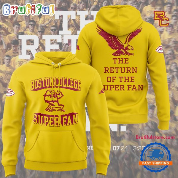 Boston College Eagles Football 2024 Super Fan Hoodie Shirt