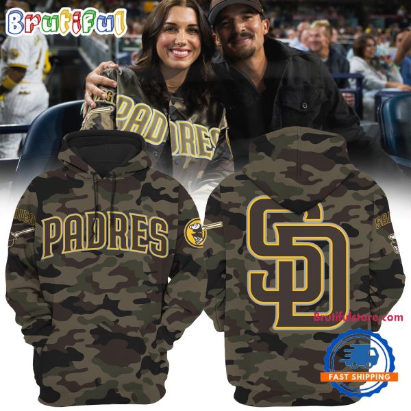 San Diego Padres Camo 2024 Custom Hoodie Shirt