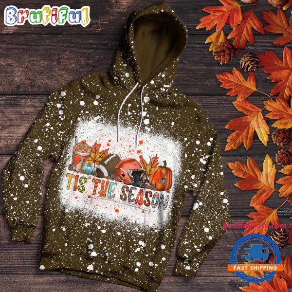 NFL Cleveland Browns Tis The Season Special Pumpkin Halloween Hoodie Shirt