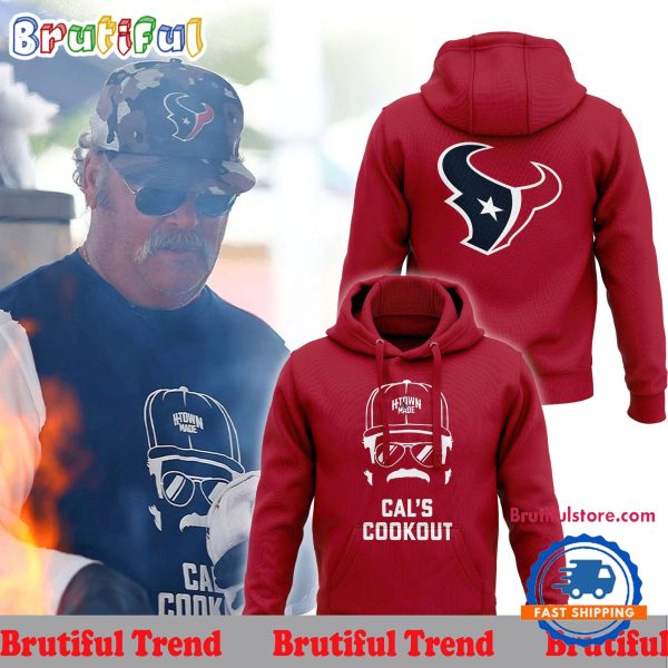 Houston Texans H-Town Made Cal’s Cookout Softstyle 2024 Hoodie Shirt
