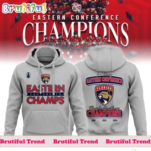 NHL Florida Panthers 2024 Eastern Conference Champions Locker Room Hoodie Shirt