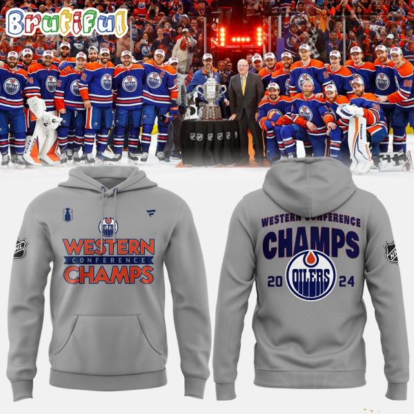 NHL Edmonton Oilers Western Conference Champions 2024 Hoodie Shirt
