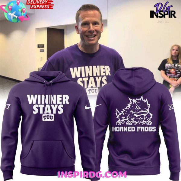 TCU Football "Winner Stays" Special Hoodie