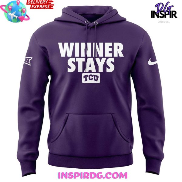 TCU Football "Winner Stays" Special Hoodie - Image 2