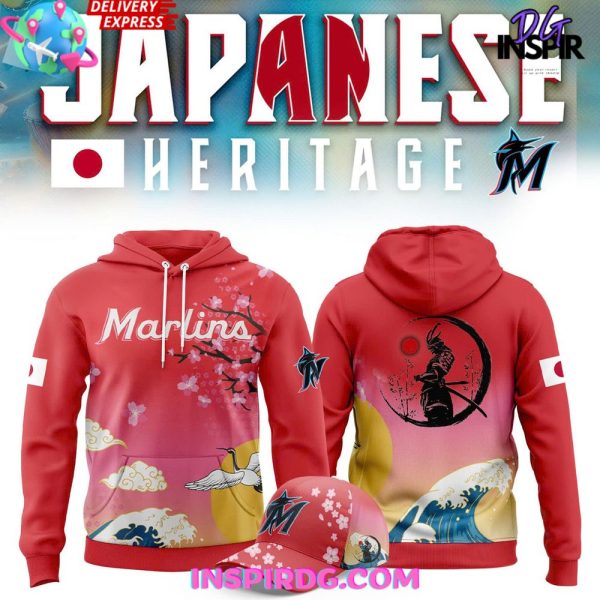 Miami Marlins Japanese Heritage Night 2025 Hoodie