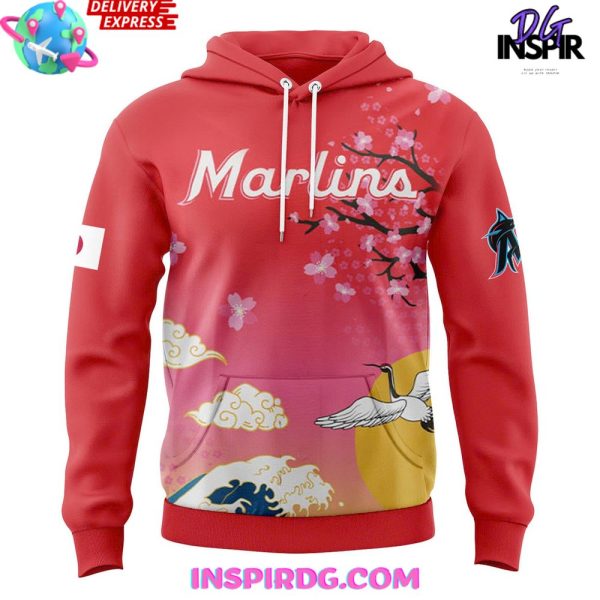 Miami Marlins Japanese Heritage Night 2025 Hoodie - Image 2