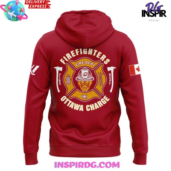 Ottawa Charge Firefighters Women in Uniform Edition Hoodie - Image 3