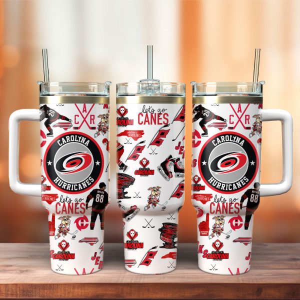 Carolina Hurricanes Ice hockey NHL Sport Custom Stanley Quencher 30oz-40oz Stainless Steel Tumbler