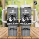 Chicago Blackhawks NHL Custom Stanley Quencher 30oz-40oz Stainless Steel Tumbler
