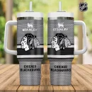 Chicago Blackhawks NHL Custom Stanley Quencher 30oz-40oz Stainless Steel Tumbler