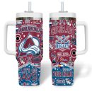 Colorado Avalanche NHL Custom Stanley Quencher 30oz-40oz Stainless Steel Tumbler