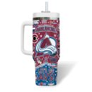 Colorado Avalanche NHL Custom Stanley Quencher 30oz-40oz Stainless Steel Tumbler