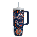 Edmonton Oilers NHL Custom Stanley Quencher 30oz-40oz Stainless Steel Tumbler Hot And Cold Tumbler