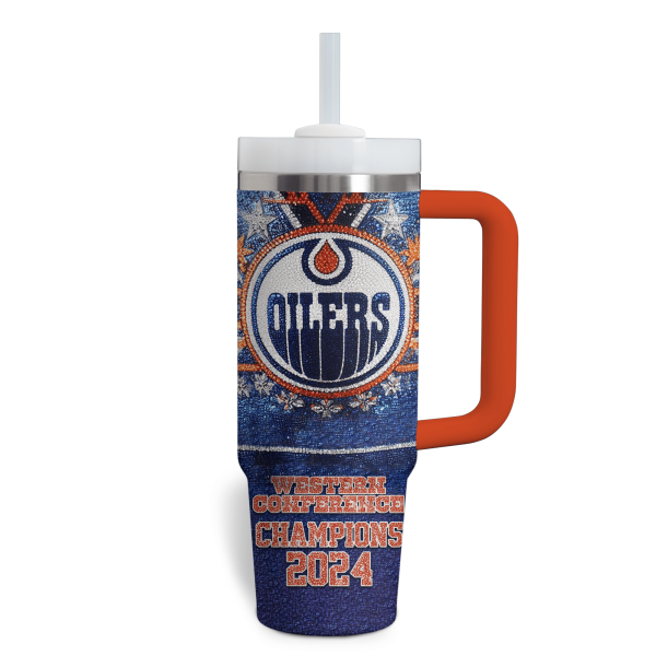 Edmonton Oilers NHL Custom Stanley Quencher 30oz-40oz Stainless Steel Tumbler Hot And Cold Tumbler - Image 3