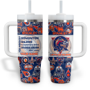 Edmonton Oilers NHL Custom Stanley Quencher 30oz-40oz Stainless Steel Tumbler Hot And Cold Tumbler