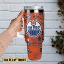 Edmonton Oilers NHL Sport Custom Stanley Quencher 30oz-40oz Stainless Steel Tumbler