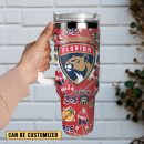 Florida Panthers NHL Ice Hockey Sport Custom Stanley Quencher 30oz-40oz Stainless Steel Tumbler