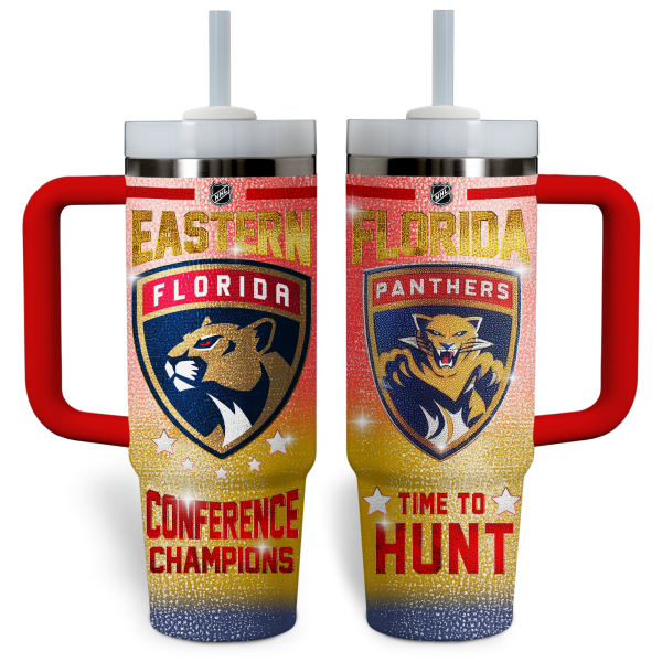 Florida Panthers NHL Custom Stanley Quencher 30oz-40oz Stainless Steel Tumbler Hot And Cold Tumbler
