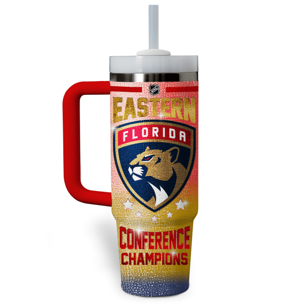 Florida Panthers NHL Custom Stanley Quencher 30oz-40oz Stainless Steel Tumbler Hot And Cold Tumbler - Image 2