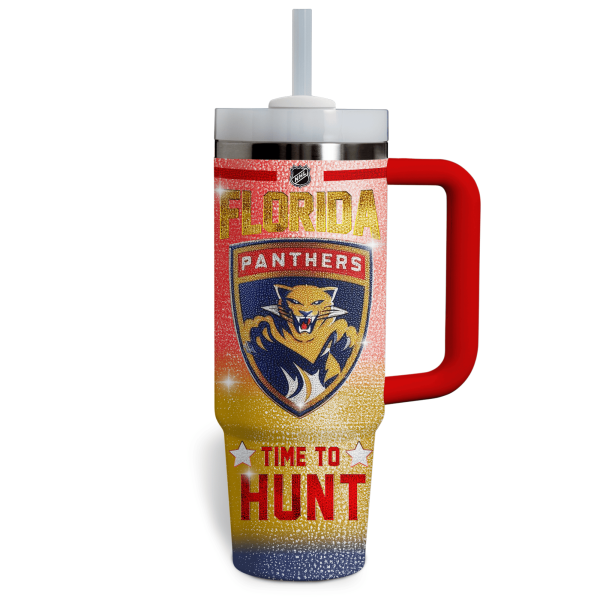 Florida Panthers NHL Custom Stanley Quencher 30oz-40oz Stainless Steel Tumbler Hot And Cold Tumbler - Image 3