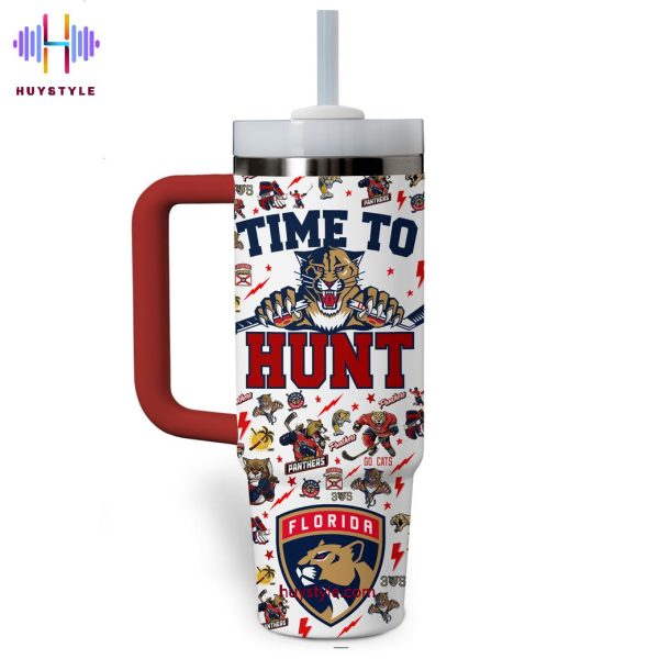 Florida Panthers NHL Custom Stanley Quencher 30oz-40oz Stainless Steel Tumbler Hot And Cold Tumbler - Image 2