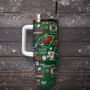 Minnesota Wild NHL Sports Custom Stanley Quencher 30oz-40oz Stainless Steel Tumbler Hot And Cold Tumbler