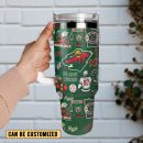 Minnesota Wild NHL Sports Custom Stanley Quencher 30oz-40oz Stainless Steel Tumbler Hot And Cold Tumbler