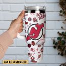 New Jersey Devils Ice Hockey NHL Sport Custom Stanley Quencher 30oz-40oz Stainless Steel Tumbler