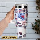 New York Rangers Ice Hockey NHL Sport Custom Stanley Quencher 30oz-40oz Stainless Steel Tumbler