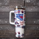New York Rangers Ice Hockey NHL Sport Custom Stanley Quencher 30oz-40oz Stainless Steel Tumbler