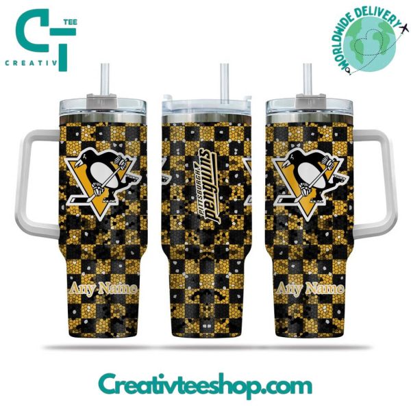 Pittsburgh Penguins NHL Custom Stanley Quencher 30oz-40oz Stainless Steel Tumbler Hot And Cold Tumbler