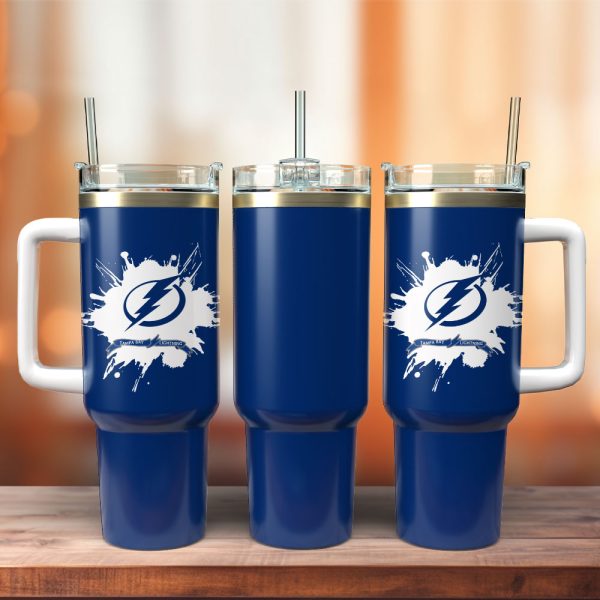 Tampa Bay Lightning Hockey NHL Sport Custom Stanley Quencher 30oz-40oz Stainless Steel Tumbler Hot And Cold Tumbler